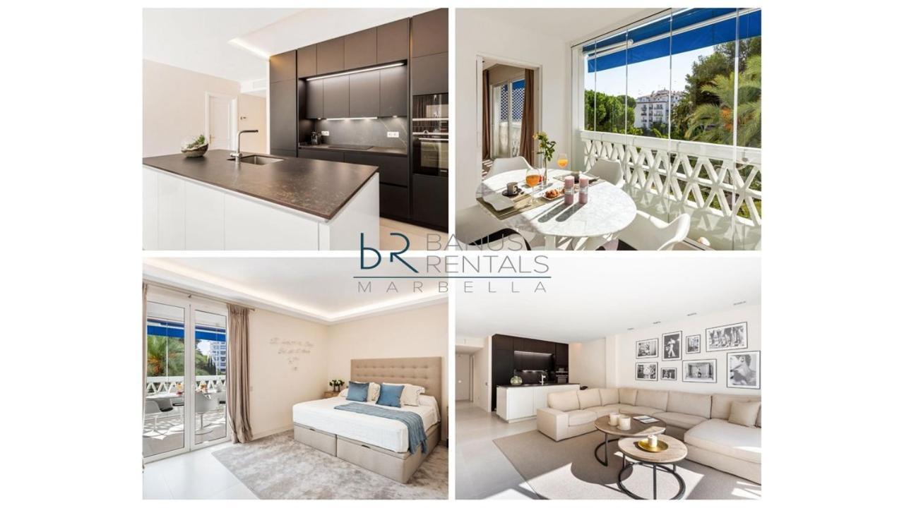 Lujoso Apartamento De 2 Dormitorios En Banus Marbella Bagian luar foto